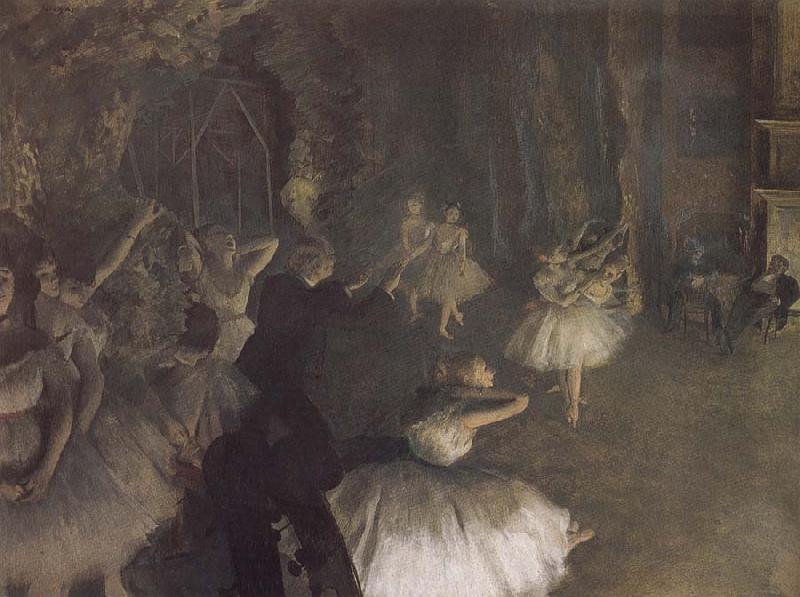 Edgar Degas Rehearsal oil painting image